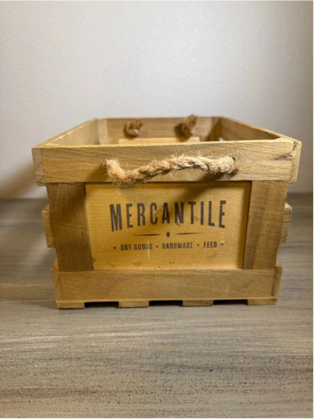 decorative wooden crate storage display 